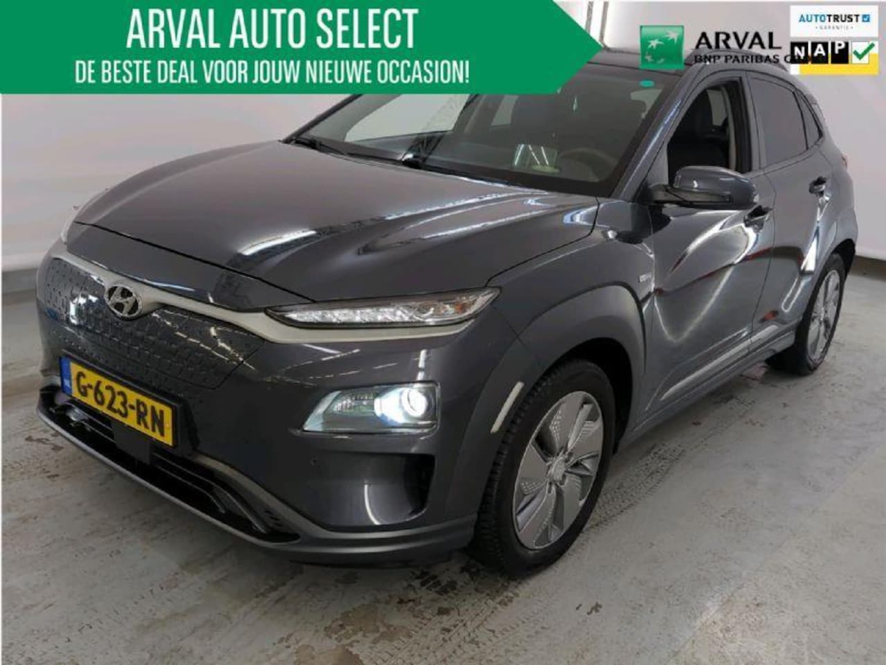 Hyundai Kona Electric - EV 64 kWh 204pk Premium | Navi | PDC | Camera | Stoelverwarming | 1ste Eigenaar - AutoWereld.nl