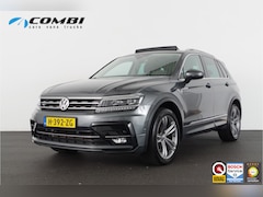 Volkswagen Tiguan - 2.0 TSI 4Motion R-Line > 230pk/pano.schuif/trekhaak/camera/Indium Grey