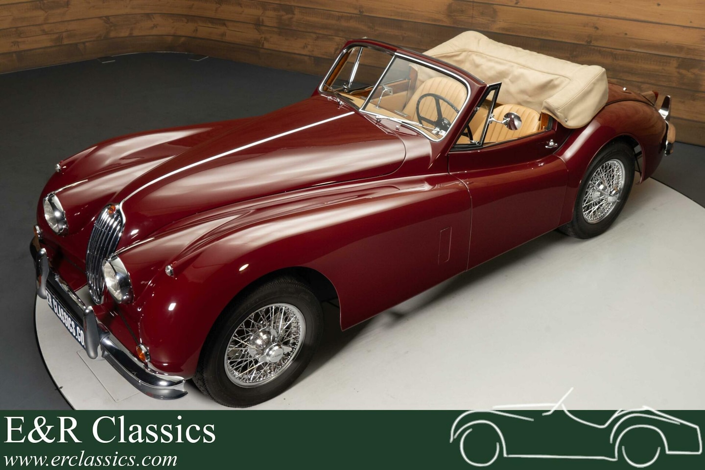 Jaguar XK - XK140 DHC SE | Uitvoerig gerestaureerd | 1956 - AutoWereld.nl