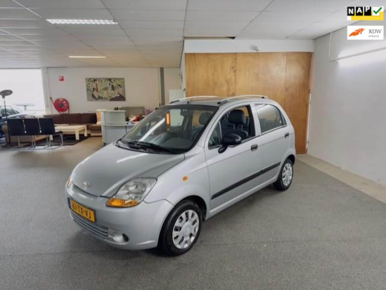 Chevrolet Matiz - 0.8 Style Apk Nieuw,2e Eigenaar,Airco,E-Ramen,N.A.P,Automaat,2 sleutels + Facturen Topstaa - AutoWereld.nl