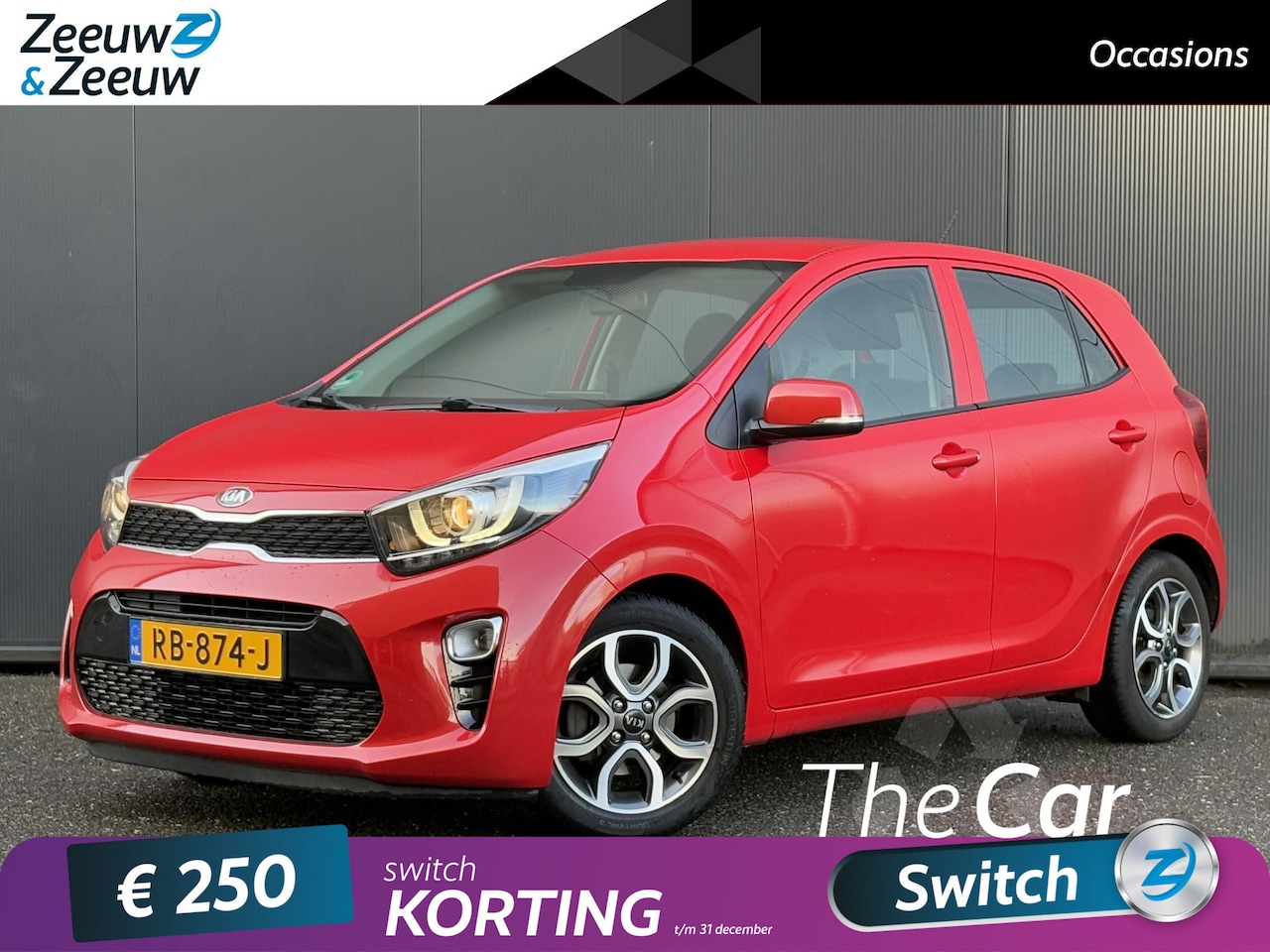 Kia Picanto - 1.0 DynamicPlusLine Dealer onderhouden | Bovag garantie | NAP - AutoWereld.nl