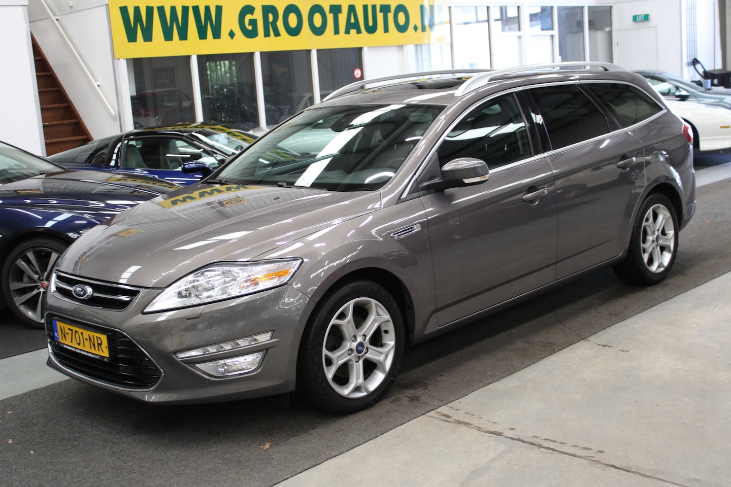 Ford Mondeo Wagon - 1.6 EcoBoost Titanium Airco, Cruise Control, Trekhaak, Stuurbekrachtiging - AutoWereld.nl