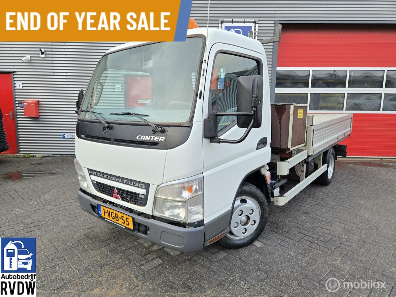 Mitsubishi Canter - 3S13 3.0 laadbak met kraan - AutoWereld.nl