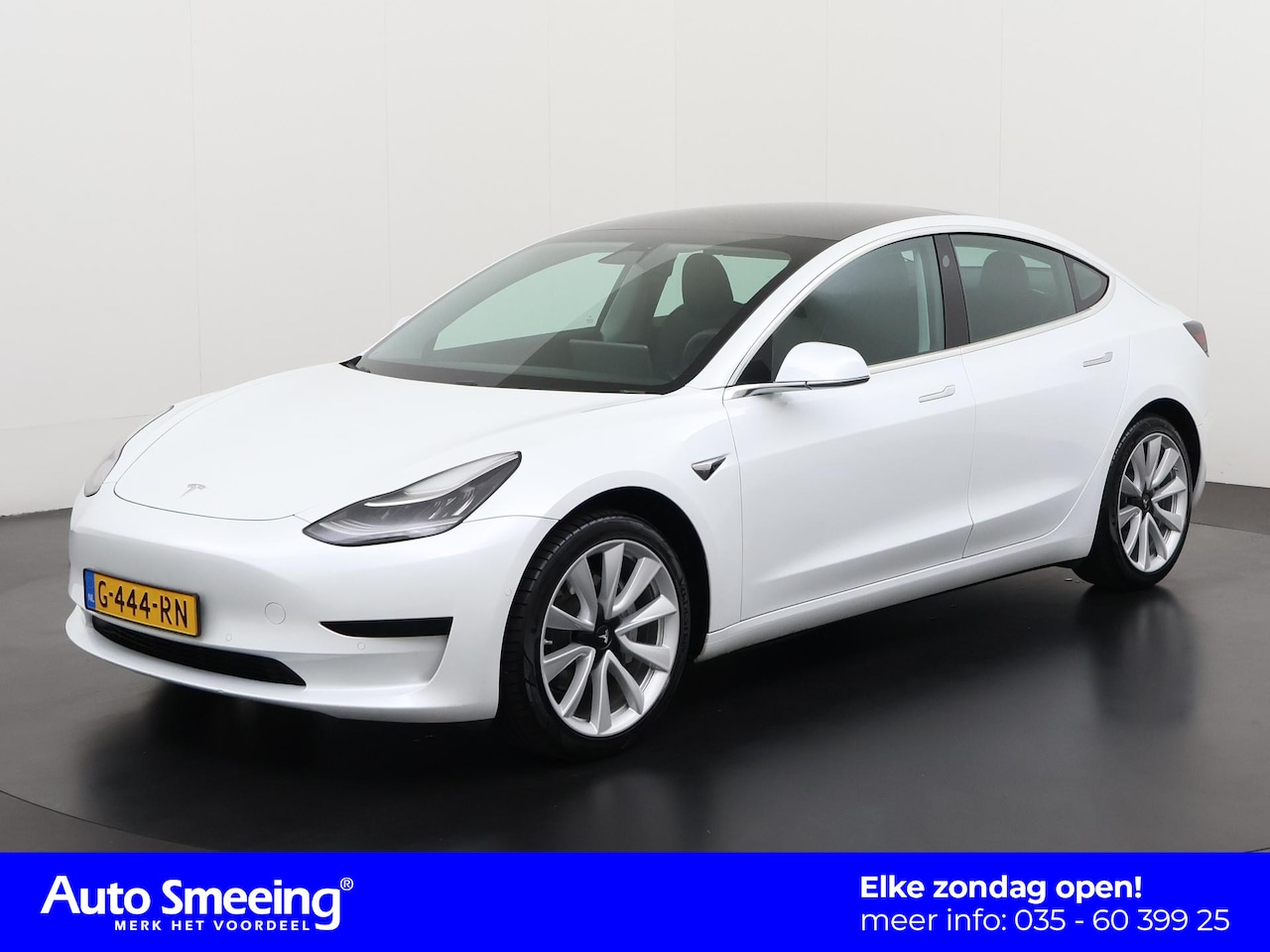 Tesla Model 3 - Standard RWD Plus 60 kWh | Panoramadak | Mem Stoel | Navigatie | Zondag Open! - AutoWereld.nl