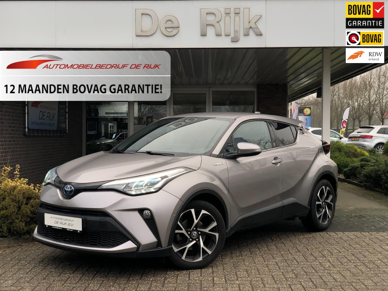 Toyota C-HR - 2.0 Hybrid | Carplay, Camera, Stoel+Stuurverw., Park Ass., Climate, Lane Assist, Dodehoek - AutoWereld.nl