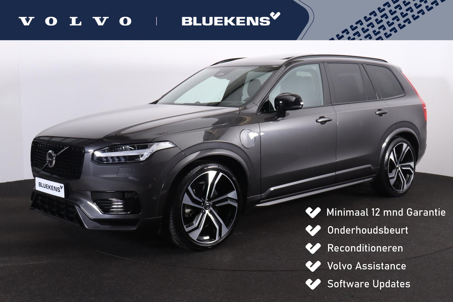 Volvo XC90 - T8 Recharge AWD Ultimate Dark - LONG RANGE - Luchtvering - Panorama/schuifdak - IntelliSaf - AutoWereld.nl