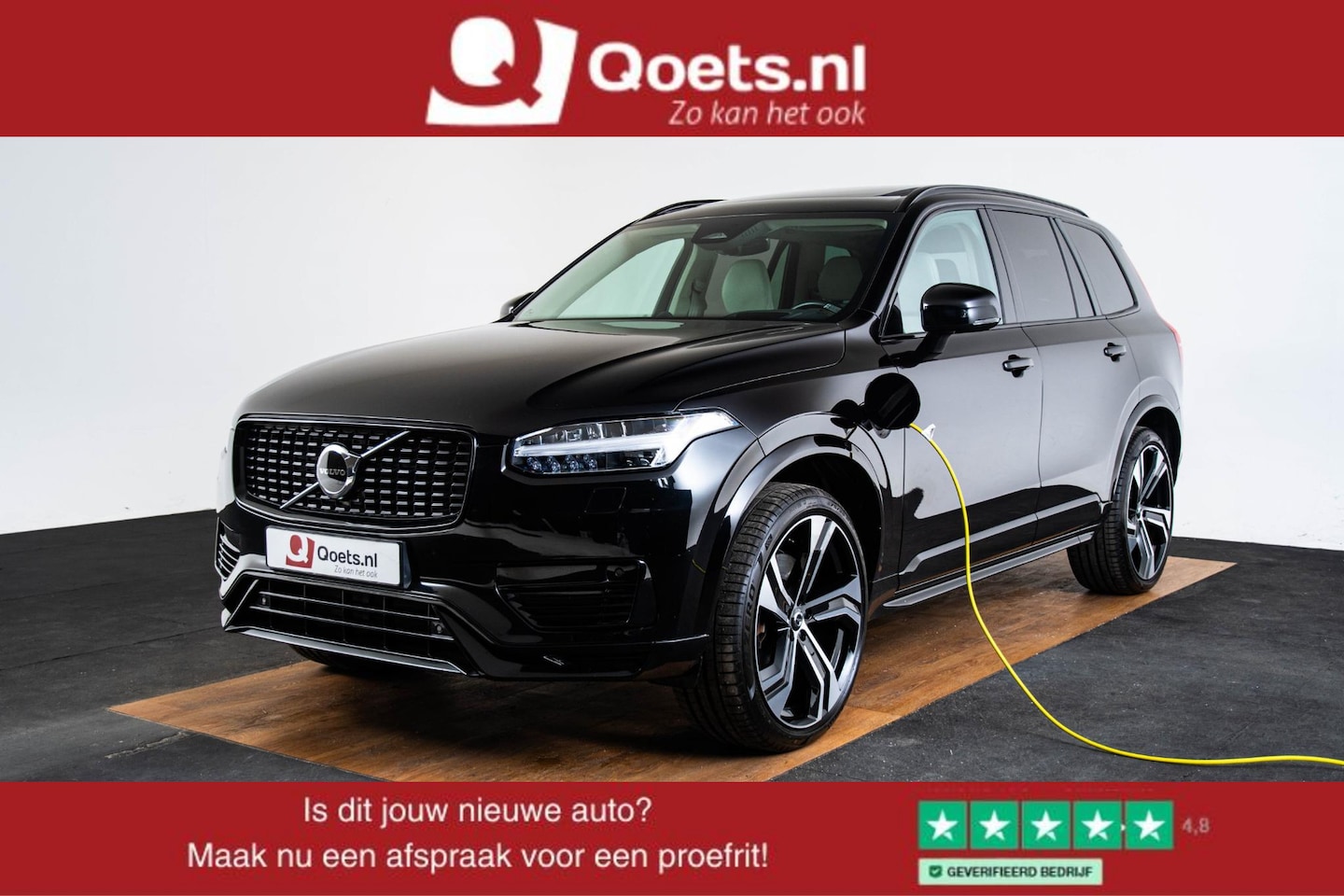 Volvo XC90 - 2.0 T8 Recharge AWD Ultimate Dark Trekhaak - Panoramadak - Head Up - Bowers & Wilkins - St - AutoWereld.nl