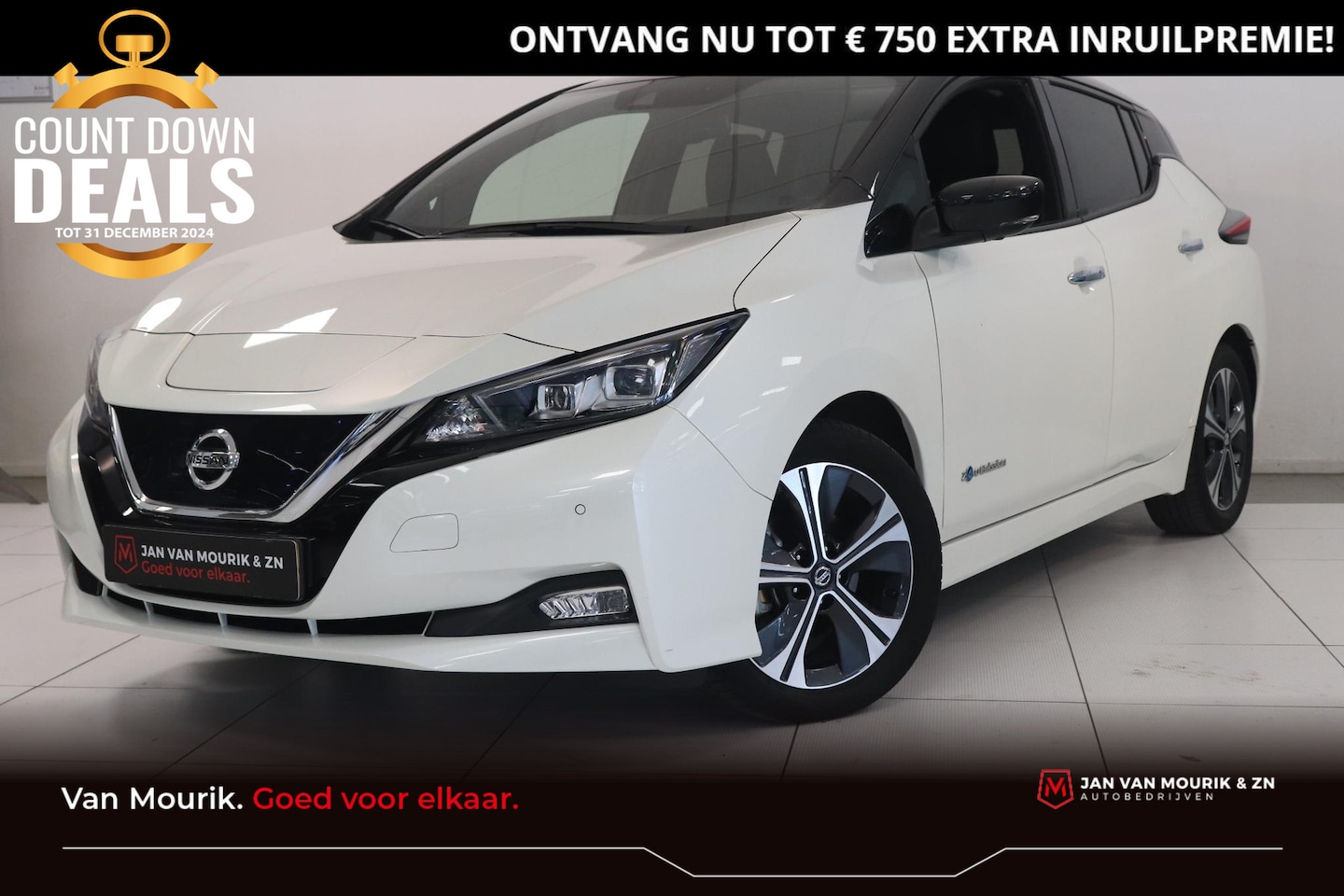 Nissan LEAF - 40 kWh Tekna | BOSE Audio | 360° camera | Stoelverwarming | - AutoWereld.nl