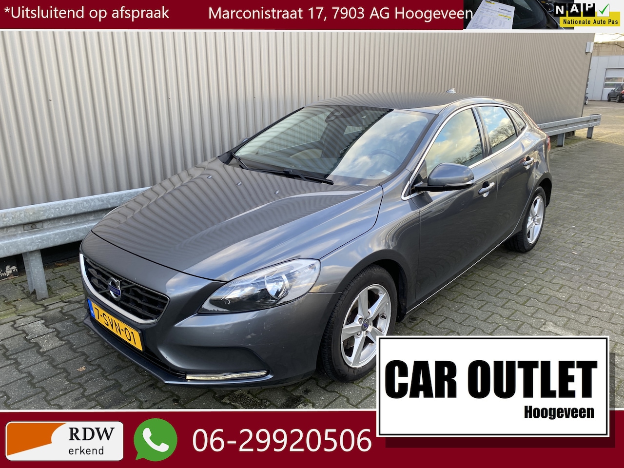 Volvo V40 - 1.6 D2 Momentum Leer, Clima, Navi, CC, PDC, LM, nw. APK – Inruil Mogelijk – - AutoWereld.nl