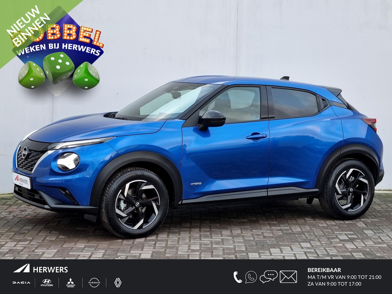 Nissan Juke - 1.6 Hybrid N-Connecta Automaat / Navigatie / Rondomzicht Camera / Cruise Control Adaptief - AutoWereld.nl