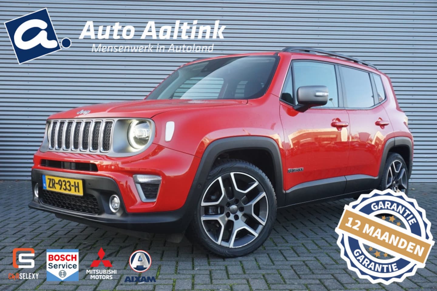 Jeep Renegade - 150PK Limited AUTOMAAT ADAPTIVE CRUISE | TREKHAAK | BEATS AUDIO - AutoWereld.nl