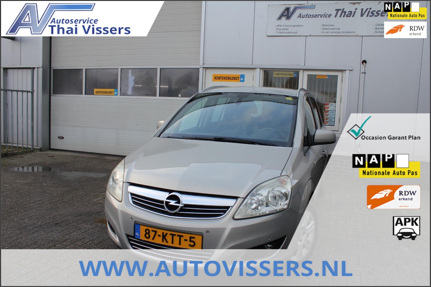 Opel Zafira - 1.6 Cosmo Airco Navi leder PDC Cruise Top Staat Apk - AutoWereld.nl