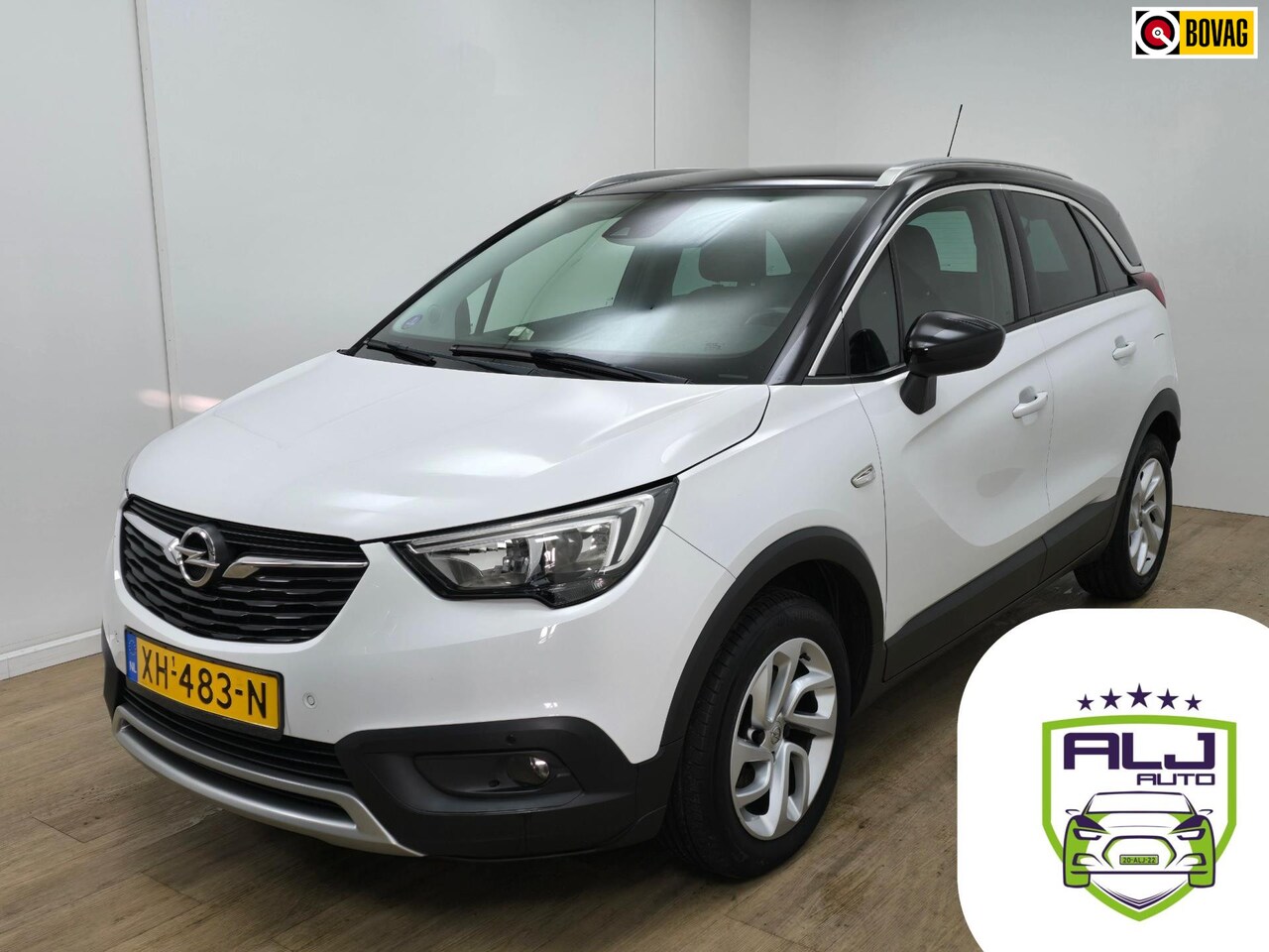 Opel Crossland X - Occasion 1.2 Turbo met carplay en cruisecontrol | Tweedehands Opel Crossland X in wit/zwar - AutoWereld.nl