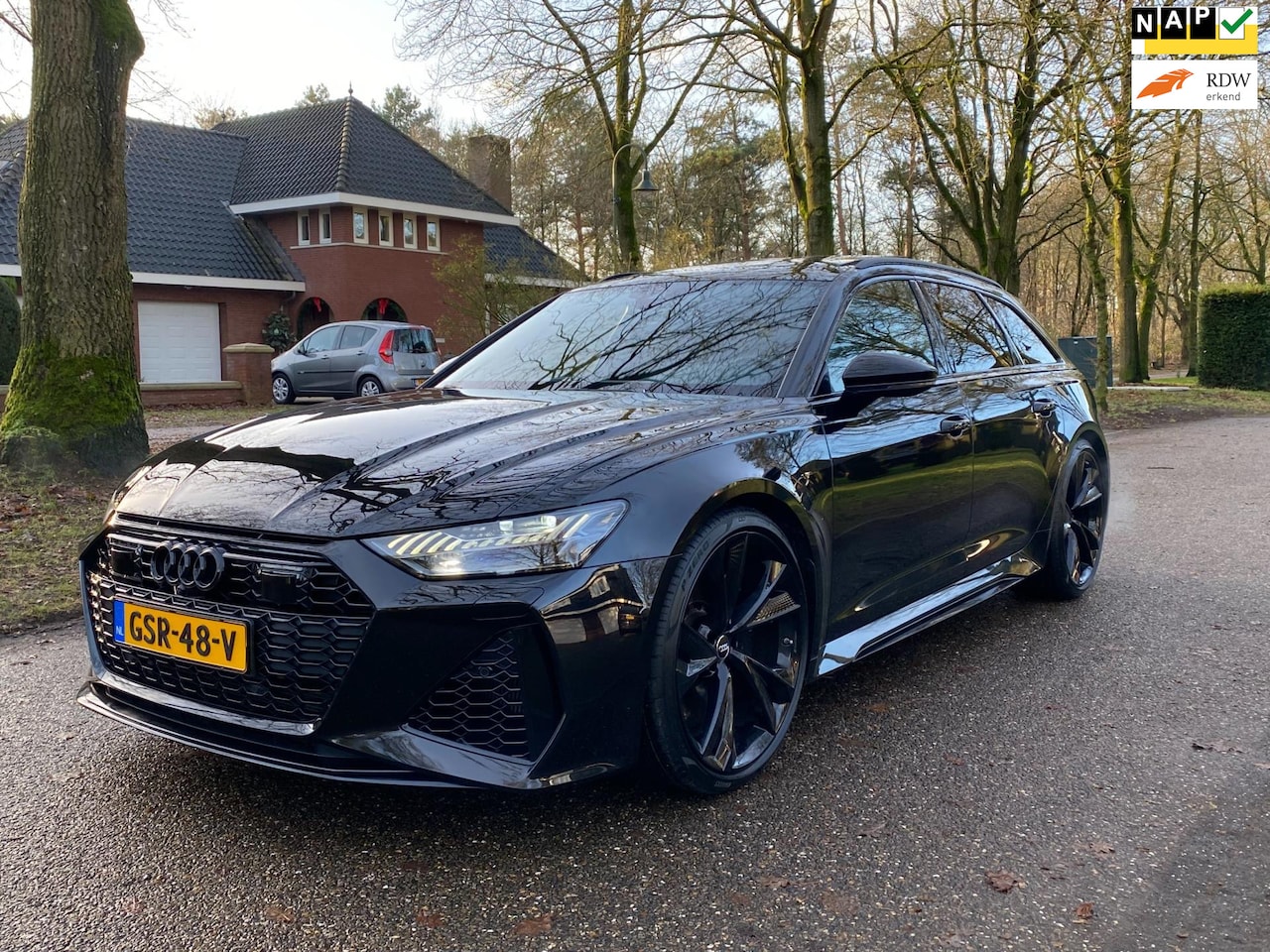 Audi RS6 - 4.0 V8 Quattro 600PK Pano Matrix B&O 4WST Black Optik - AutoWereld.nl