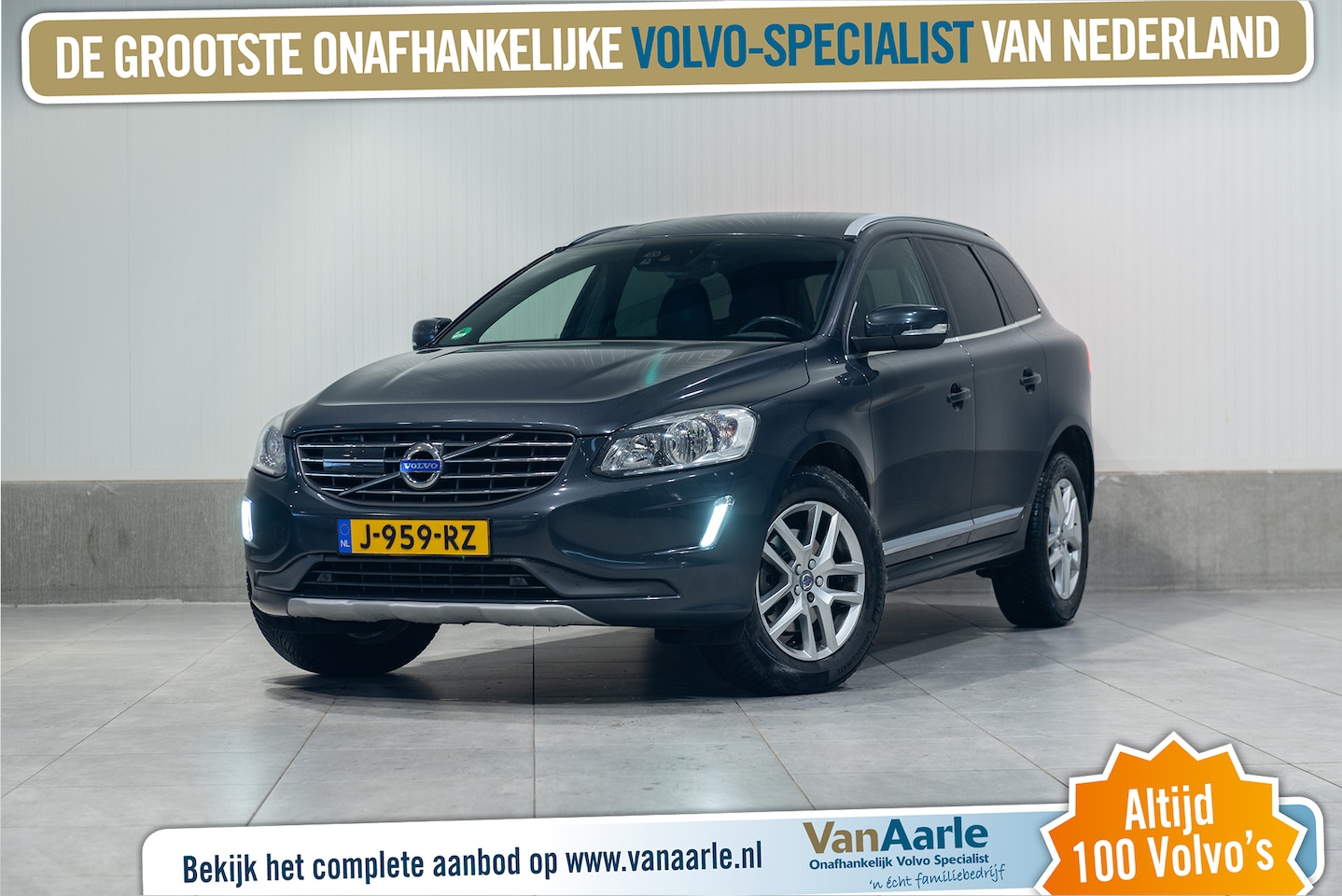 Volvo XC60 - D4 Aut. AdaptieveCruiseControl Leder Trekhaak 190pk - AutoWereld.nl