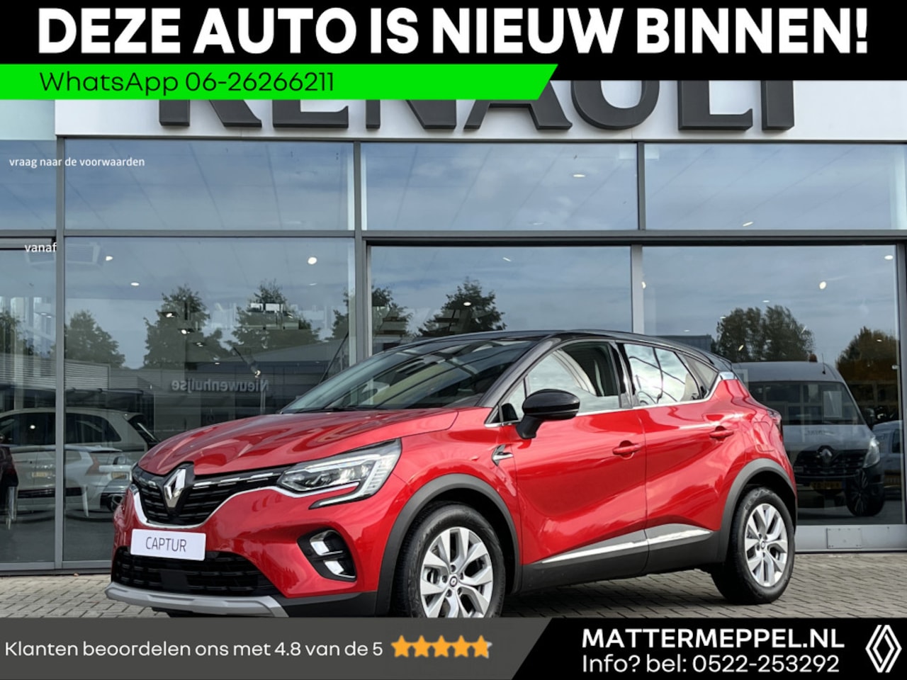 Renault Captur - 1.0 TCe 100 Intens | Navigatie | Keyless | Climate Control | Apple CarPlay/Android Auto | - AutoWereld.nl