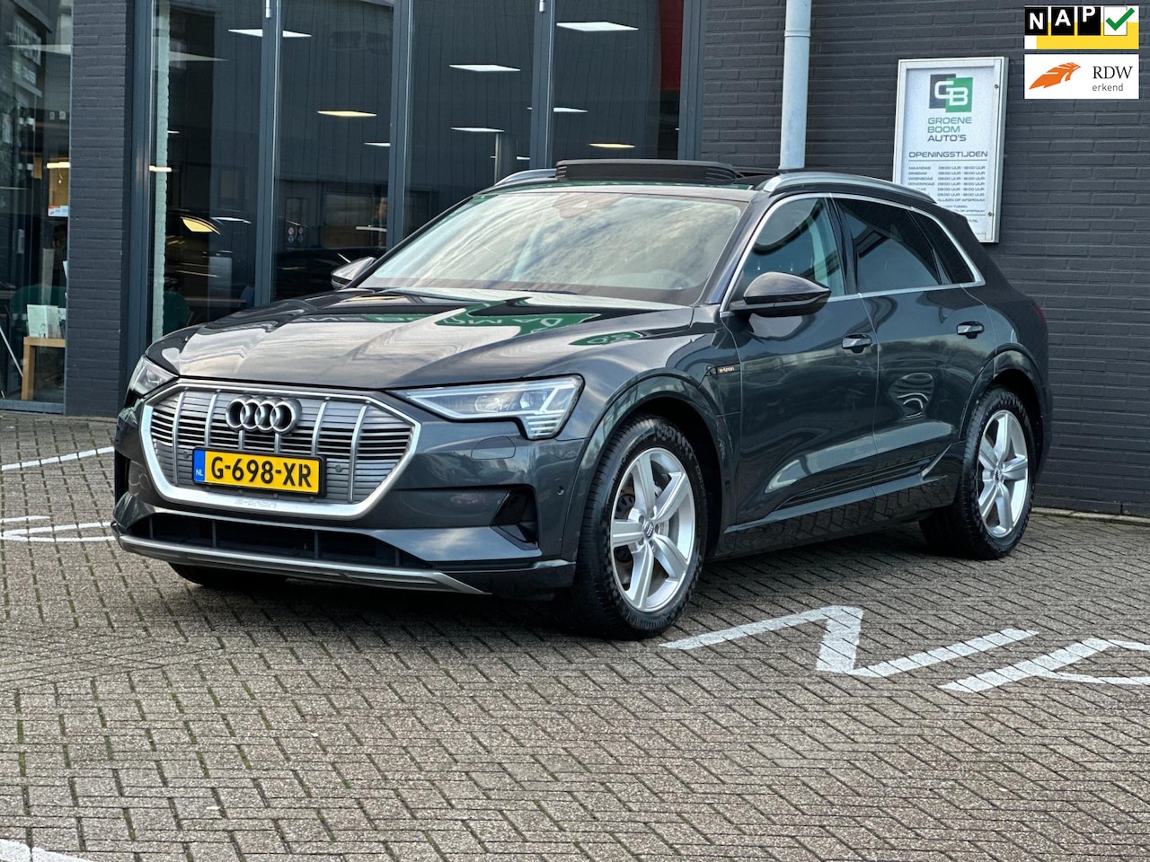 Audi e-tron - E-tron 50 quattro Launch edition plus 71 kWh/PANODAK/NAVI/NL-AUTO NAP!! - AutoWereld.nl