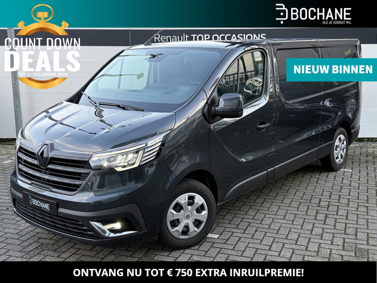 Renault Trafic - 2.0 dCi 130 T30 L2H1 Work Edition | Trekhaak | Camera | Navigatie | Dealer Onderhouden! - AutoWereld.nl