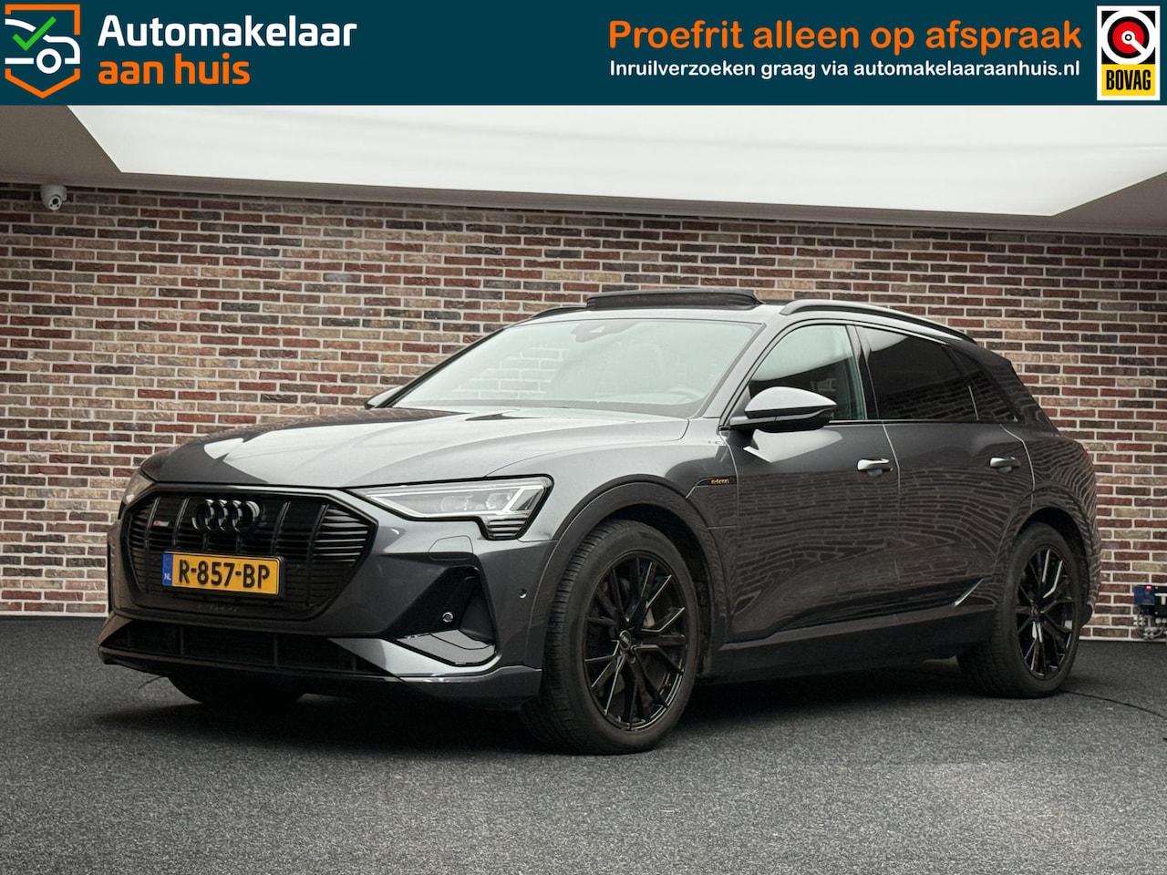 Audi e-tron - 55 Quattro S-line 95 kWh S-edition DAK VIRTUAL B&O MEMORY SFEER BTW-auto - AutoWereld.nl