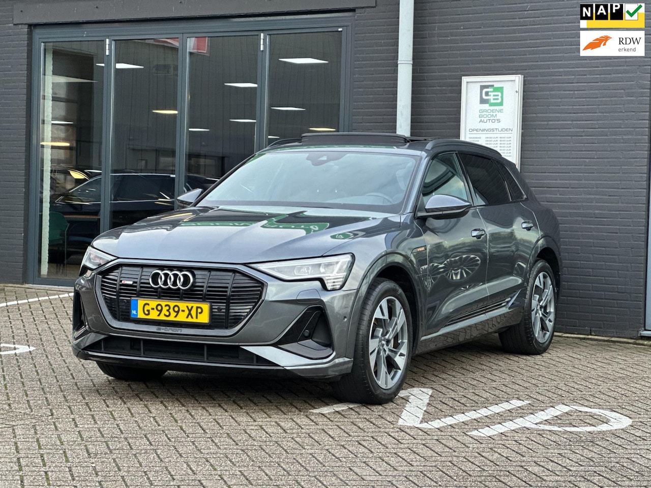 Audi e-tron - E-tron 50 quattro Launch edition Black 71 kWh/PANODAK/NAVI/NL-AUTO NAP!! - AutoWereld.nl