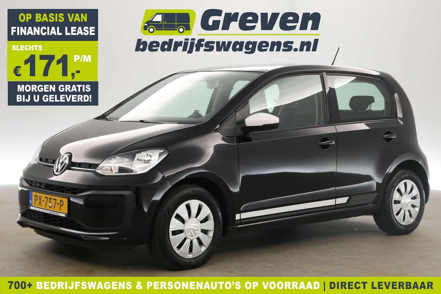 Volkswagen Up! - Up 1.0 BMT Move Airco LED Elektrpakket Bluetooth DAB+ Metallic - AutoWereld.nl