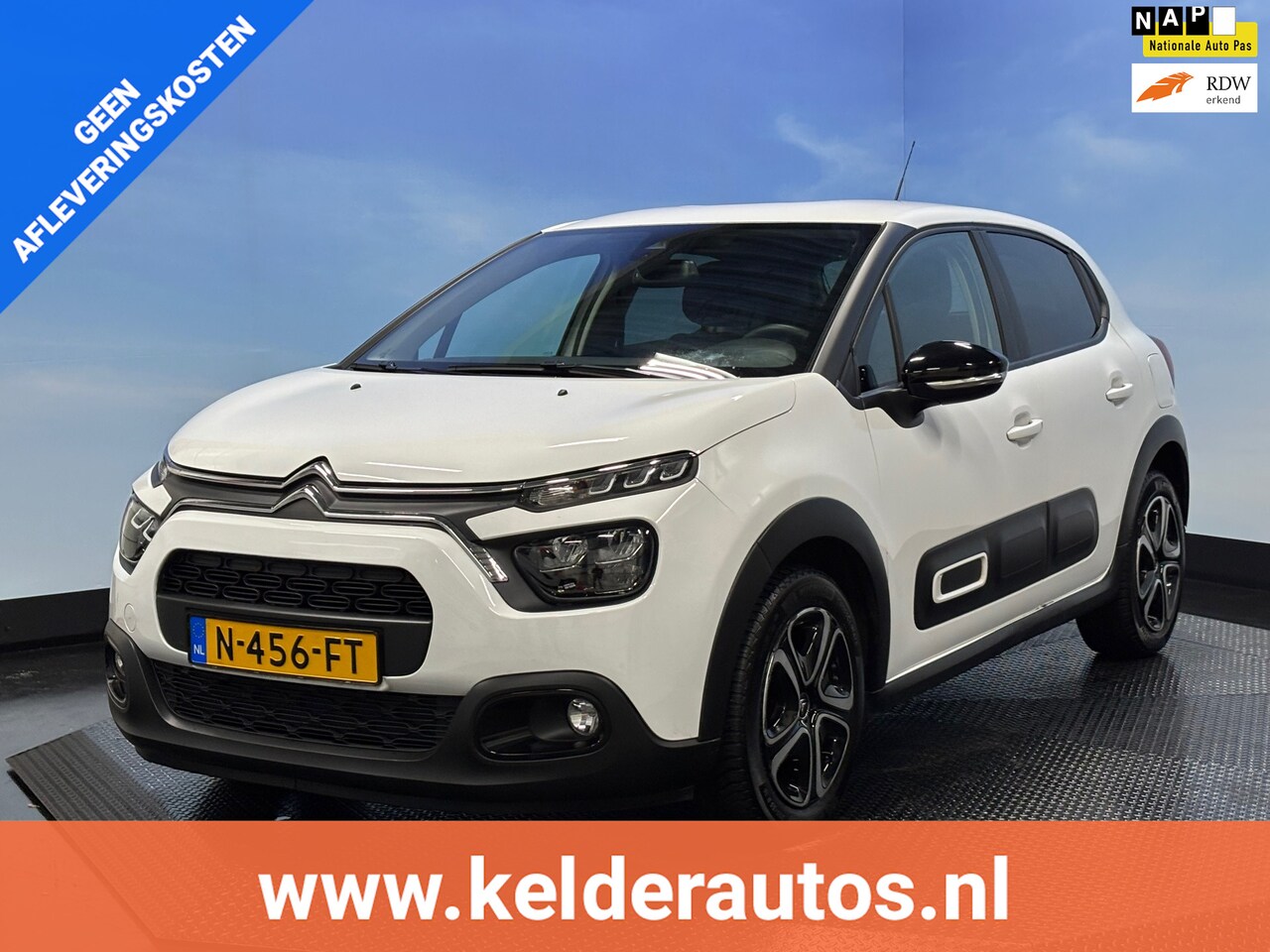 Citroën C3 - 1.2 PureTech Feel Clima | Navi | Cruise - AutoWereld.nl