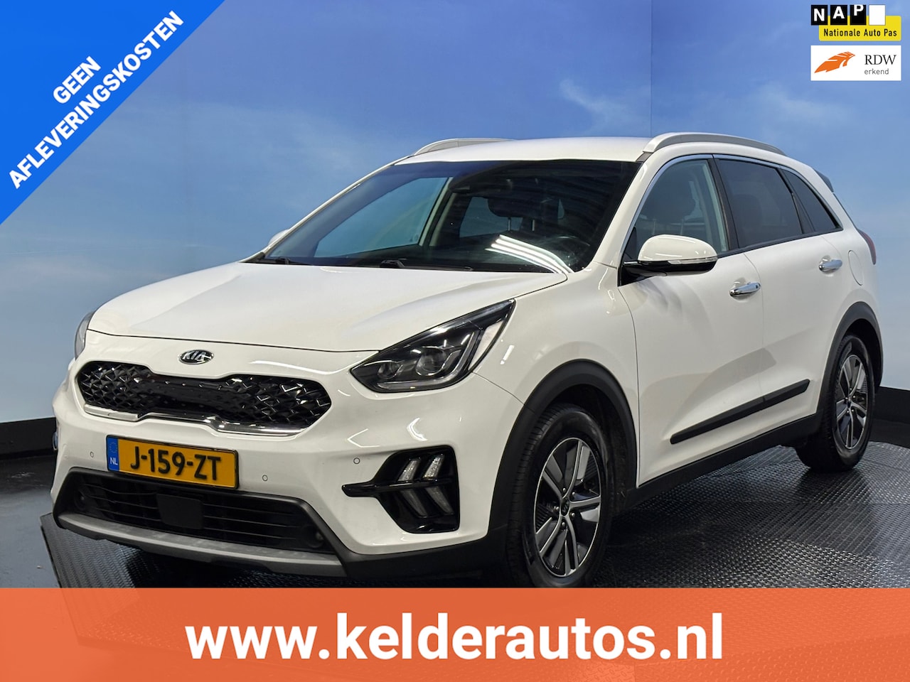 Kia Niro - 1.6 GDi Hybrid DynamicPlusLine Navi | Clima | Leer | Camera | PDC - AutoWereld.nl