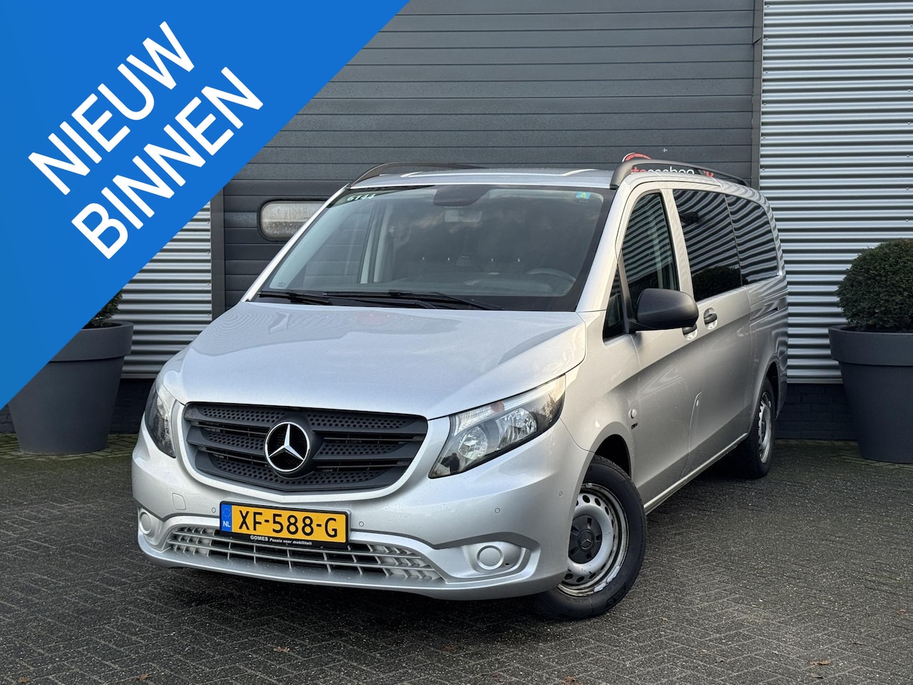 Mercedes-Benz Vito Tourer - 116 BlueTEC Pro Extra Lang 9 Pers | Camera | Navigatie | Climate Control | 2X Schuifdeur | - AutoWereld.nl