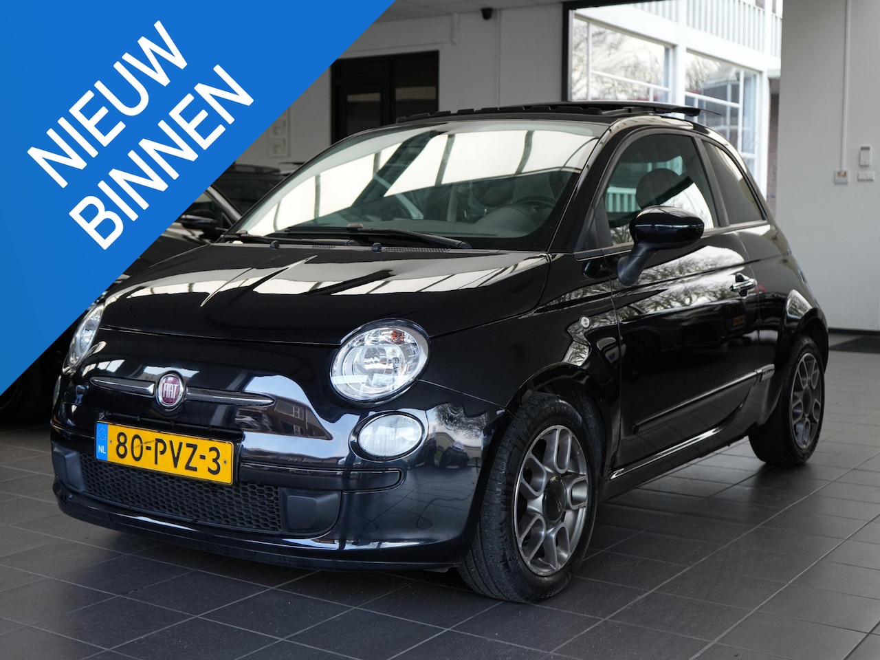 Fiat 500 - 0.9 TwinAir Sport | PANO | AIRCO | SENSOREN | LEER - AutoWereld.nl