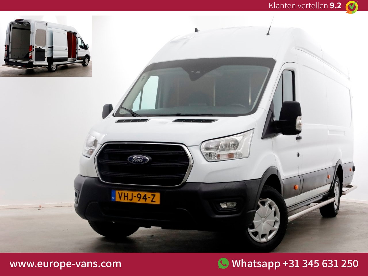 Ford Transit - 350 2.0 TDCI 130pk L4H3 Jumbo RWD Trend Airco/Navi 10-2020 - AutoWereld.nl