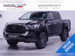 Toyota HiLux - 2.4 D4-D 150 pk 4x4 Automaat Grijs Kenteken BPM Vrij, Camera, Apple Carplay, 17" LMV, Crui