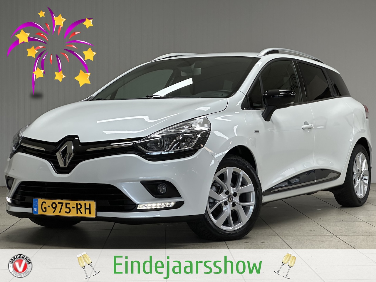 Renault Clio Estate - 0.9 TCe Limited/ Keyless/ Apple + Android/ DAB+/ 16'' LMV/ Navi/ Clima/ Cruise/ Elek. pakk - AutoWereld.nl