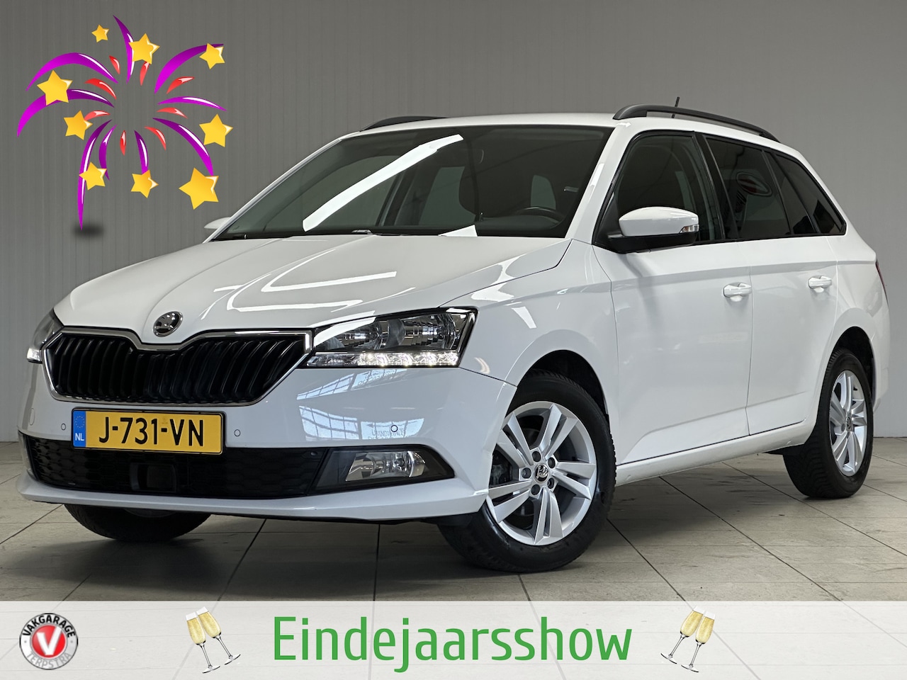 Skoda Fabia Combi - 1.0 TSI Style/ 15'' LMV/ Keyless-Go/ Apple + Android/ DAB+/ Navi/ Airco/ Cruise/ Elek. pak - AutoWereld.nl