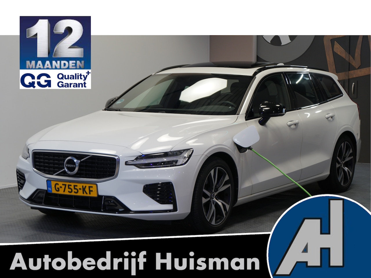 Volvo V60 - 2.0 T8 AWD 287kW/390pk Aut8 Twin Engine R-Design PANORAMADAK + SPORTSTOELEN + LANE ASSIST - AutoWereld.nl