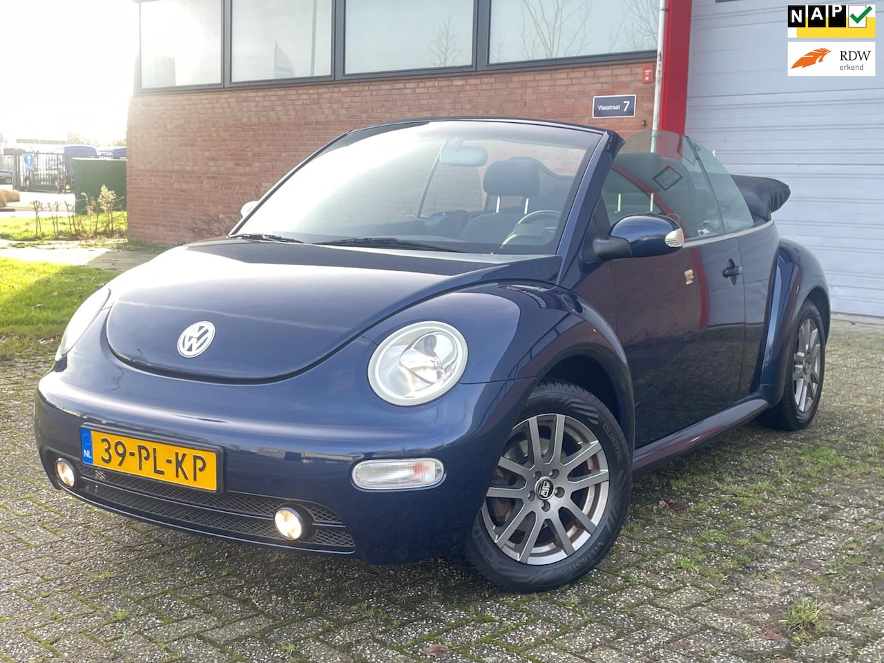 Volkswagen New Beetle Cabriolet - 2.0 Elektrischekap Airco - AutoWereld.nl