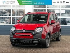 Fiat Panda - Hybrid Pandina | Airco | Cruise | Priv Glass | Dakrails | 15" | PDC | Apple Carply | Rosso