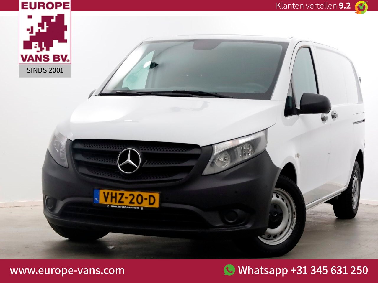 Mercedes-Benz Vito - 116 CDI 163pk Kort L1H1 2x Schuifdeur/Airco/Navi/Camera 01-2021 - AutoWereld.nl