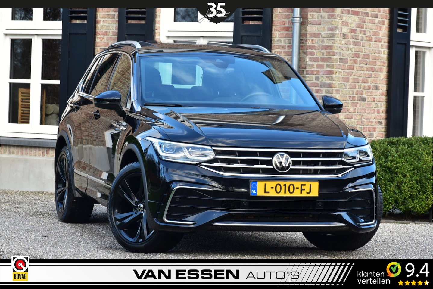 Volkswagen Tiguan - 1.5 TSI R-Line Business+ Pano ACC Virtueel Cockpit Navi Carplay Black! - AutoWereld.nl