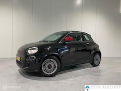 Fiat 500 - RED 24 kWh/95pk, Navi|Clima|Led|L.M. velg|Cruise control|1e eigenaar|NL Auto