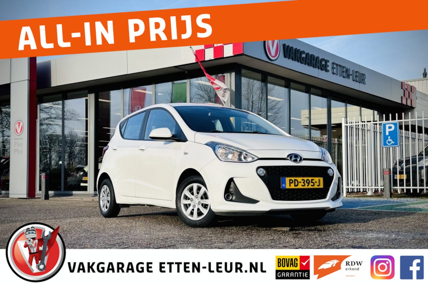 Hyundai i10 - 1.0i Go! APPLE + ANDROID / CRUISE / CLIMA - AutoWereld.nl