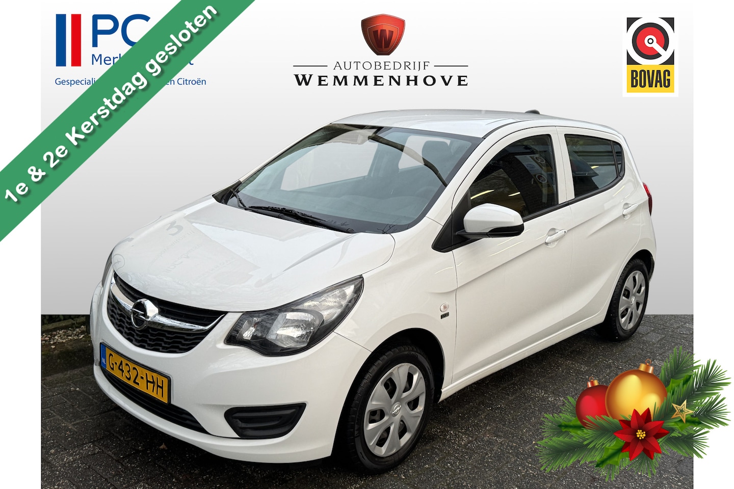 Opel Karl - 1.0 ecoFLEX 120 Jaar Edition Airco/5-Deurs/Navi/114.095KM!!! - AutoWereld.nl