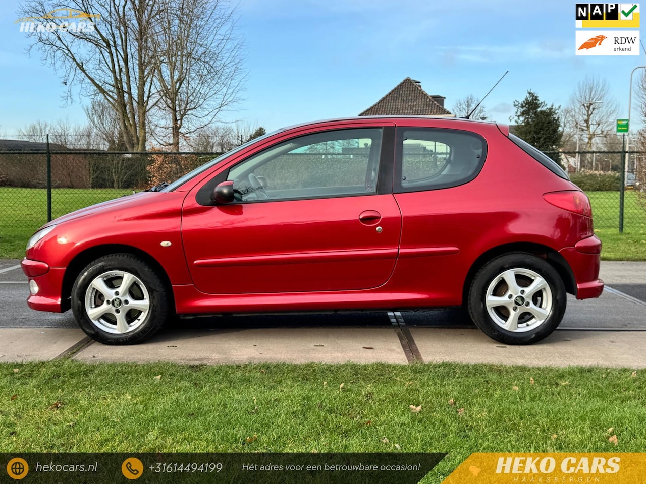 Peugeot 206 - 1.4-16V Air-line 3·Airco·Elek. ramen·Lage KM·NAP - AutoWereld.nl