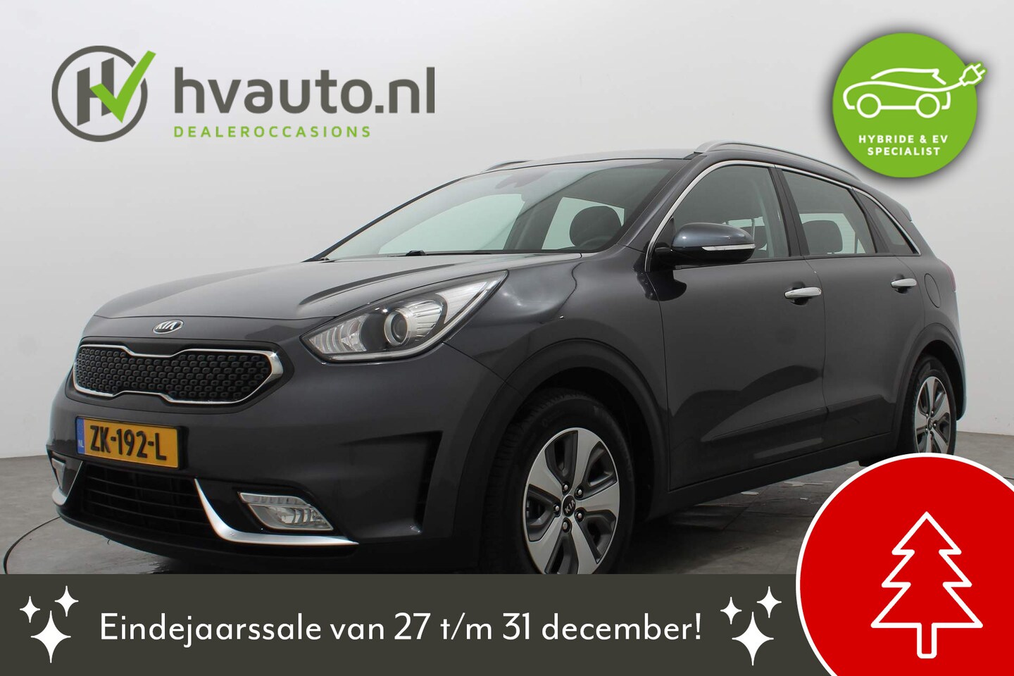 Kia Niro - 1.6 GDi HYBRID 141PK DYNAMICLINE DCT | Navi | Adaptive cruise | Camera - AutoWereld.nl