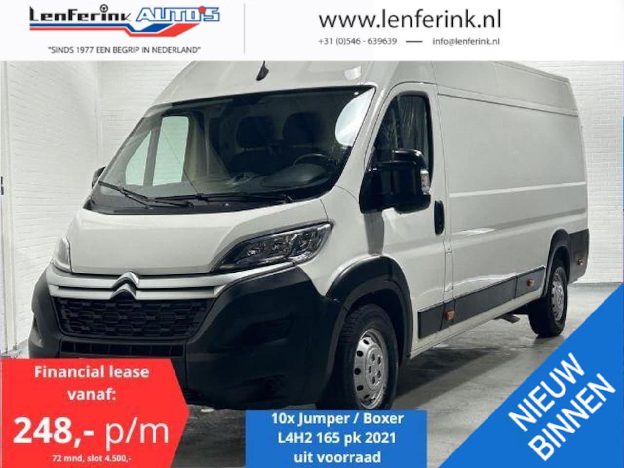 Citroën Jumper - 2.2 BlueHDi 165 pk L4H2 10x Voorraad Jumper/Boxer Airco, Navi, Camera, Cruise Control, PDC - AutoWereld.nl