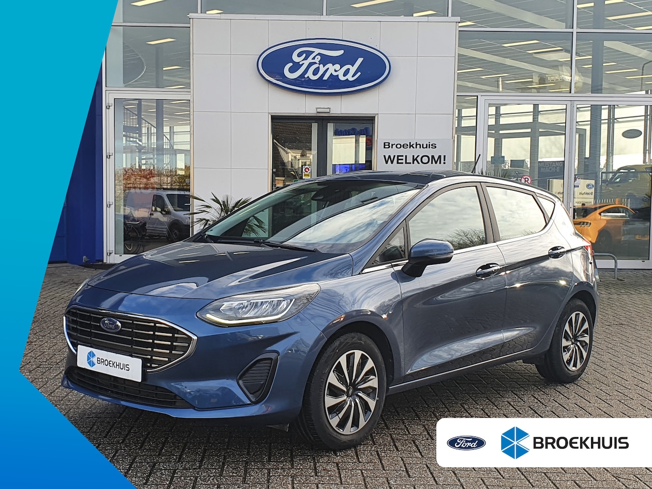 Ford Fiesta - 1.0 EcoB 100PK Titanium Nw model Cruisecontrol | Climate control | Parkeersens. | LED - AutoWereld.nl