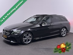 Mercedes-Benz C-klasse Estate - 300 e AMG Line Plug in Hybrid 320pk PHEV | Panodak | Luchtvering | Lederen Alcantara Sport