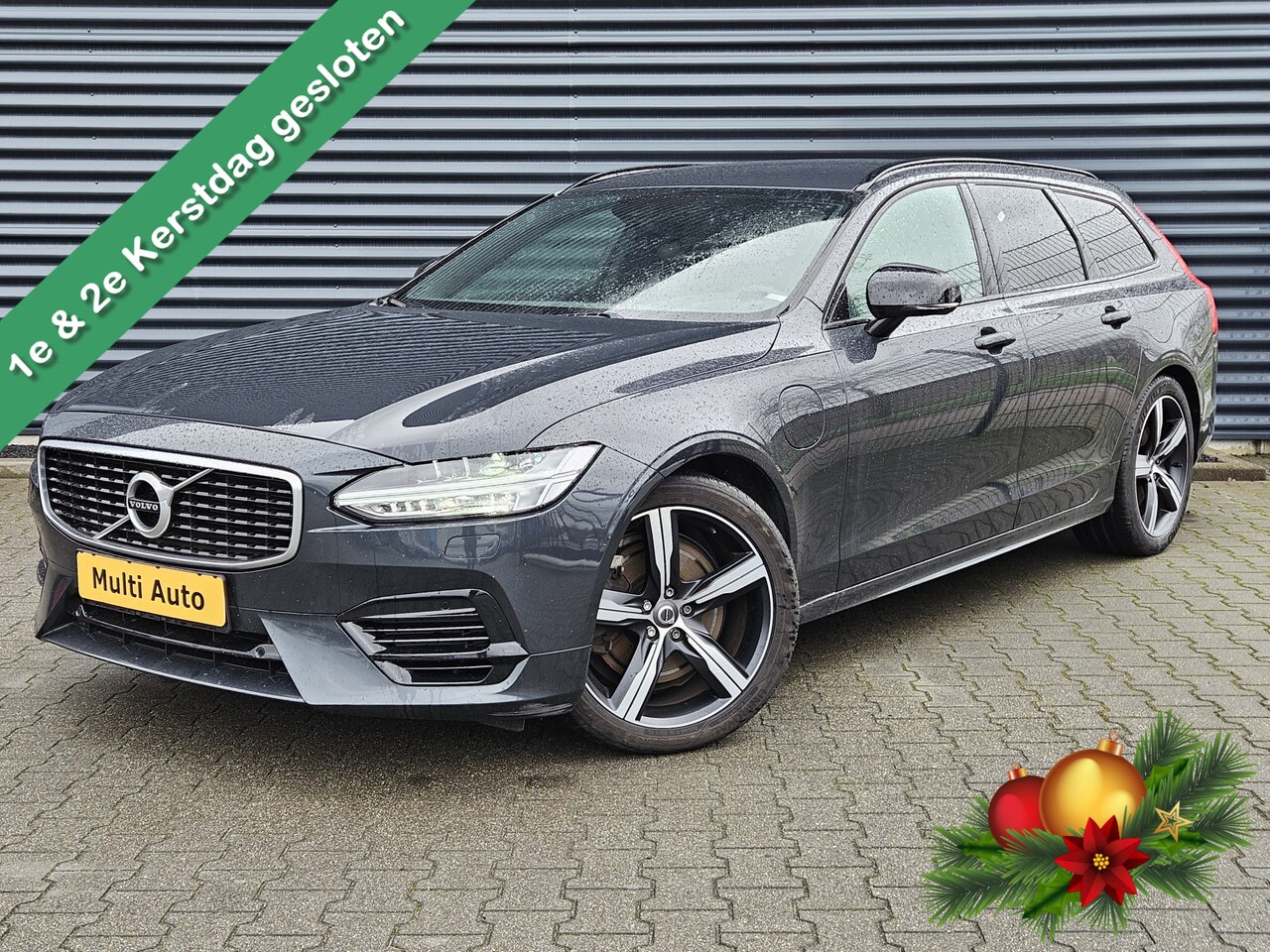 Volvo V90 - T8 AWD R-Design Plug In Hybrid PHEV | Adaptive Cruise | Lederen Sportstoelen Memory | Kind - AutoWereld.nl