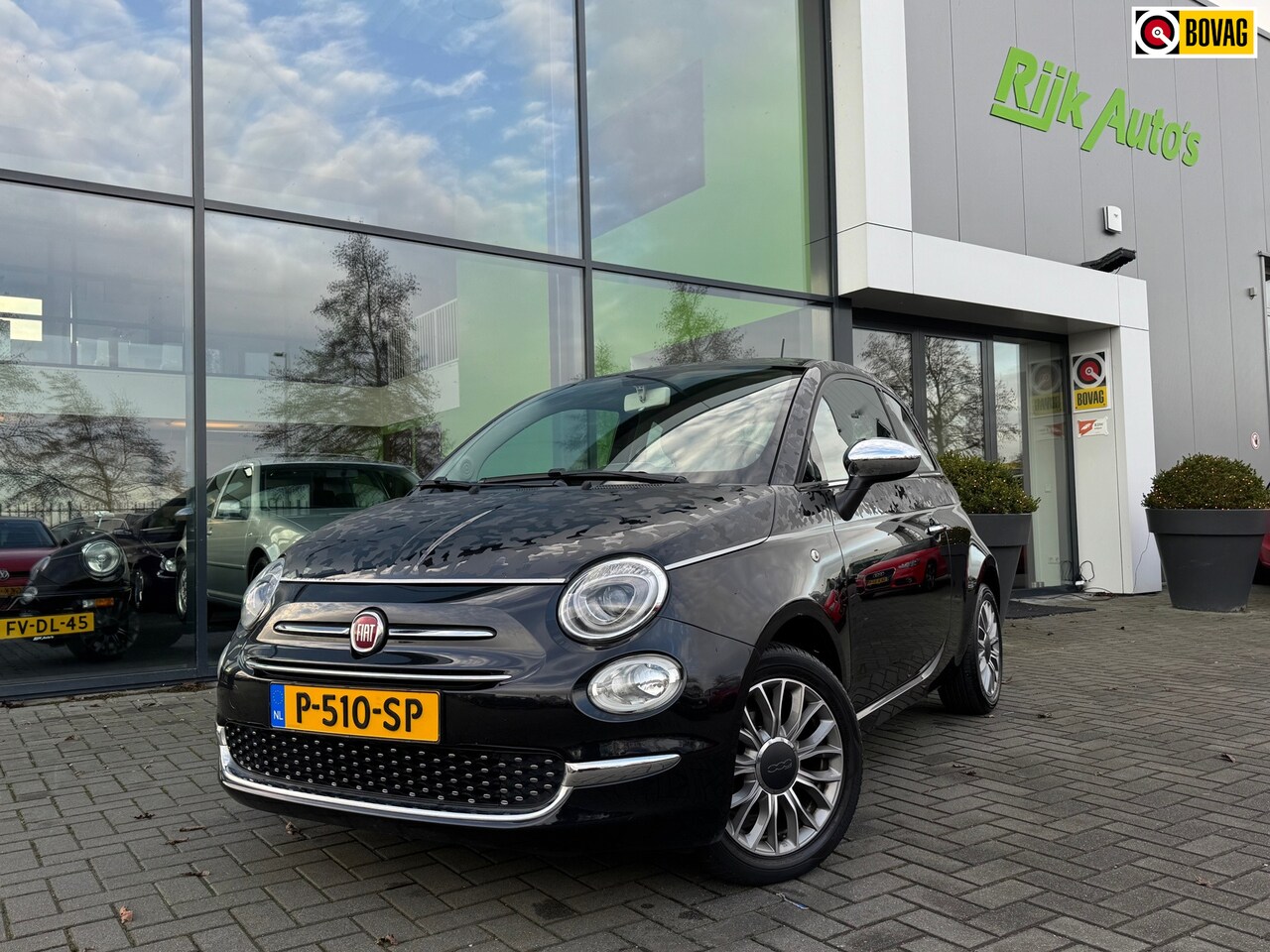 Fiat 500 - 1.2 Lounge * Facelift * Camouflage Print * L.M. velgen - AutoWereld.nl