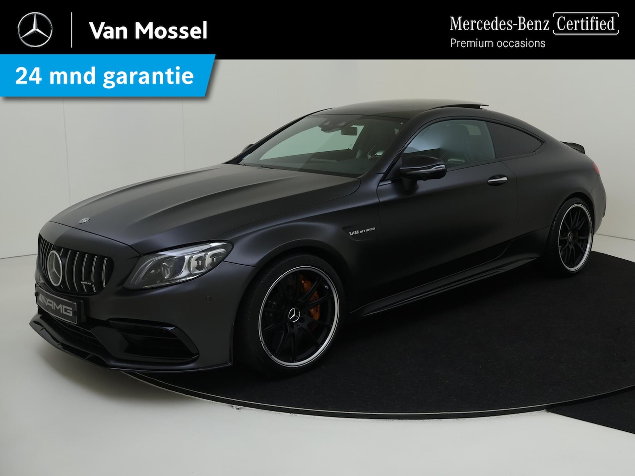 Mercedes-Benz C-klasse Coupé - C63 AMG S Premium Plus Pack / Panoramadak/ Keramisch/ Carbon/ Burmester/ Perf. Stoelen/ Ca - AutoWereld.nl