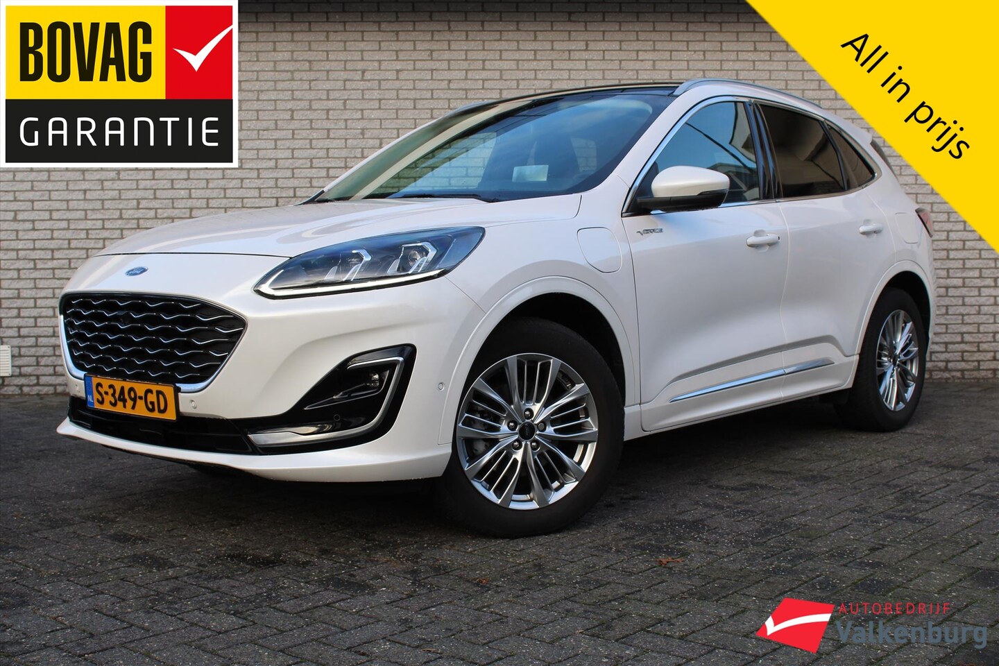 Ford Kuga - 2.5 PHEV e-CVT 225pk Vignale | Camera | Carplay | PANO schuifdak | Stoelverwarming voor + - AutoWereld.nl